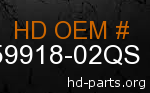 hd 59918-02QS genuine part number