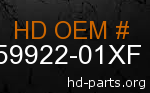 hd 59922-01XF genuine part number
