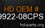 hd 59922-08CPS genuine part number
