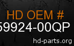 hd 59924-00QP genuine part number