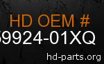 hd 59924-01XQ genuine part number