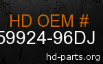 hd 59924-96DJ genuine part number