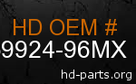 hd 59924-96MX genuine part number