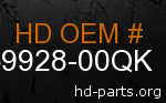 hd 59928-00QK genuine part number