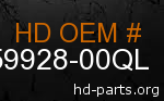hd 59928-00QL genuine part number