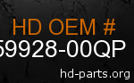 hd 59928-00QP genuine part number