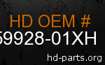 hd 59928-01XH genuine part number