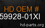 hd 59928-01XI genuine part number