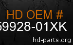 hd 59928-01XK genuine part number