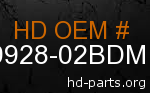 hd 59928-02BDM genuine part number