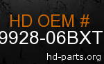 hd 59928-06BXT genuine part number