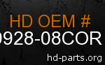 hd 59928-08COR genuine part number