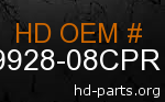 hd 59928-08CPR genuine part number