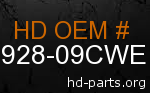 hd 59928-09CWE genuine part number