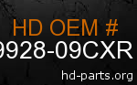 hd 59928-09CXR genuine part number