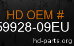 hd 59928-09EU genuine part number