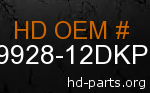 hd 59928-12DKP genuine part number