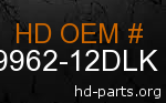 hd 59962-12DLK genuine part number