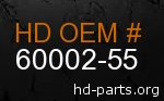 hd 60002-55 genuine part number