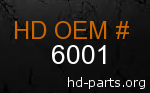 hd 6001 genuine part number