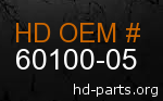 hd 60100-05 genuine part number