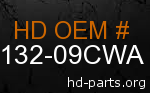 hd 60132-09CWA genuine part number