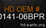 hd 60141-06BPR genuine part number