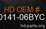 hd 60141-06BYC genuine part number