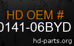 hd 60141-06BYD genuine part number
