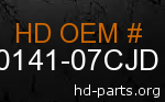 hd 60141-07CJD genuine part number