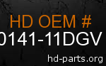 hd 60141-11DGV genuine part number