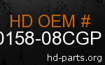 hd 60158-08CGP genuine part number