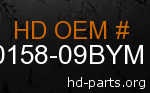 hd 60158-09BYM genuine part number