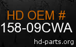 hd 60158-09CWA genuine part number