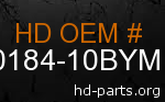hd 60184-10BYM genuine part number