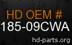 hd 60185-09CWA genuine part number