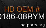 hd 60186-08BYM genuine part number