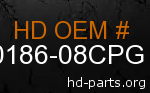 hd 60186-08CPG genuine part number