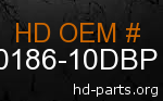 hd 60186-10DBP genuine part number