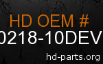 hd 60218-10DEV genuine part number