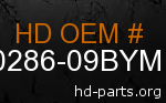 hd 60286-09BYM genuine part number