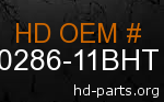 hd&nbsp60286-11BHT genuine part number