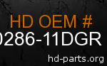 hd 60286-11DGR genuine part number