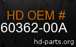 hd 60362-00A genuine part number