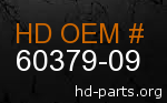 hd 60379-09 genuine part number