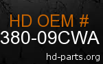 hd 60380-09CWA genuine part number