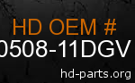 hd 60508-11DGV genuine part number