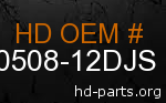 hd 60508-12DJS genuine part number