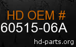 hd 60515-06A genuine part number