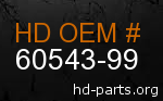 hd 60543-99 genuine part number